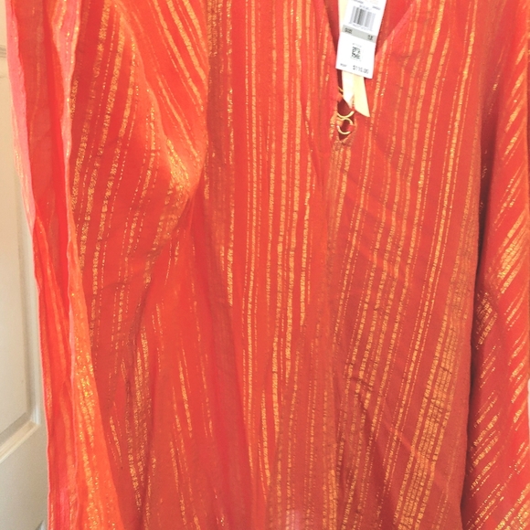 Michael Kors Metallic Striped Shirt - Picture 4 of 6